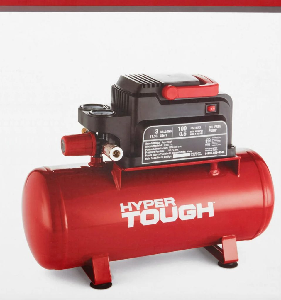 The Hyper Tough 3-Gallon Air Compressor